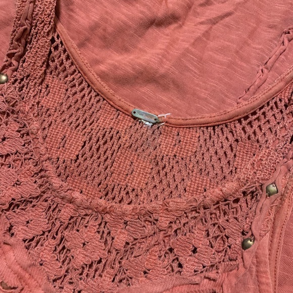 Free People Burnt Orange Rust Tank Top - Picture 4 of 5
